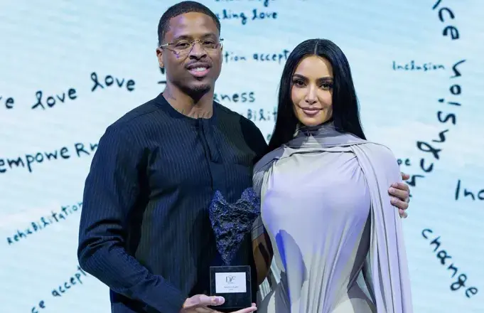 Kim Kardashian denounces Trump’s immigration crackdown after receiving DVF Award